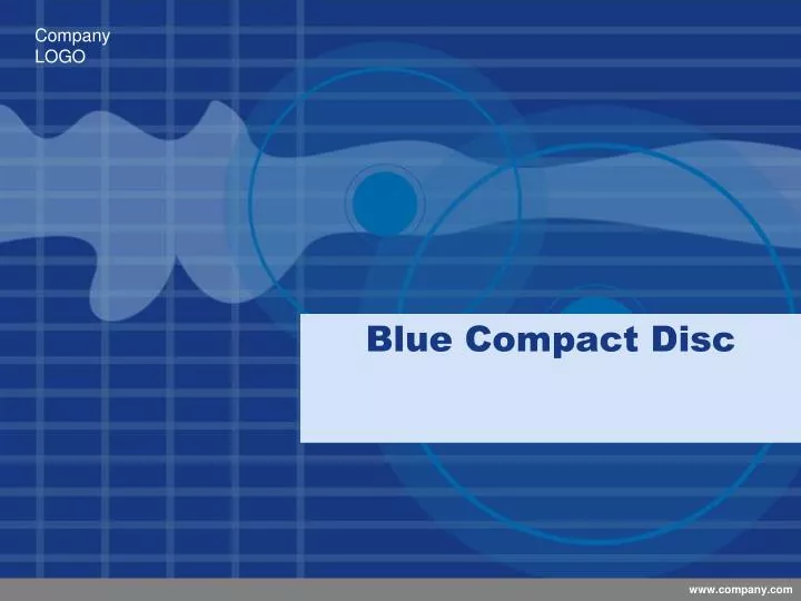 blue compact disc