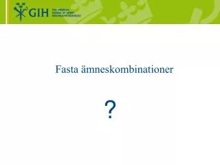 fasta mneskombinationer