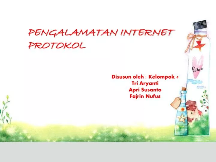 pengalamatan internet protokol