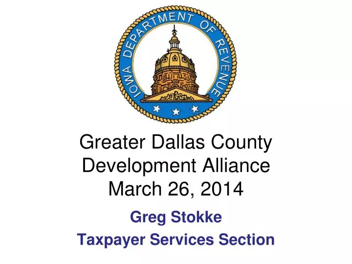 greater dallas county development alliance march 26 2014