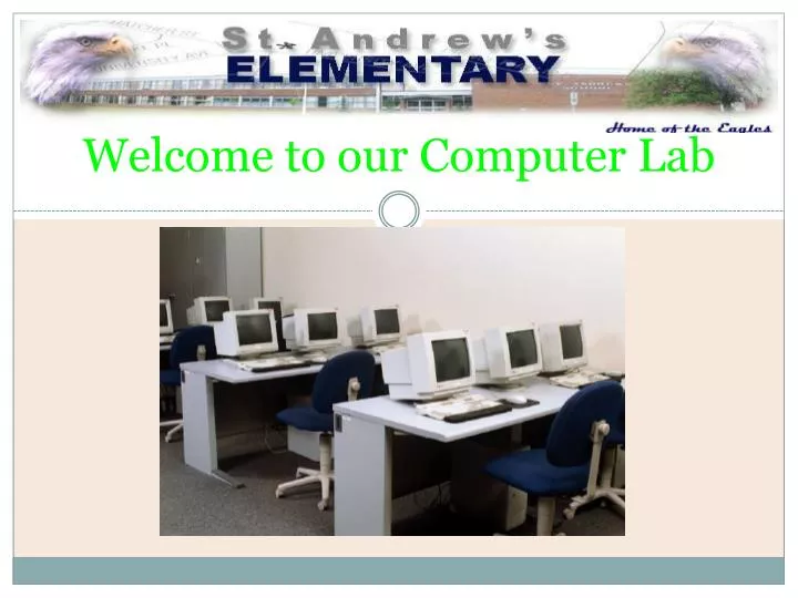 welcome to our computer lab