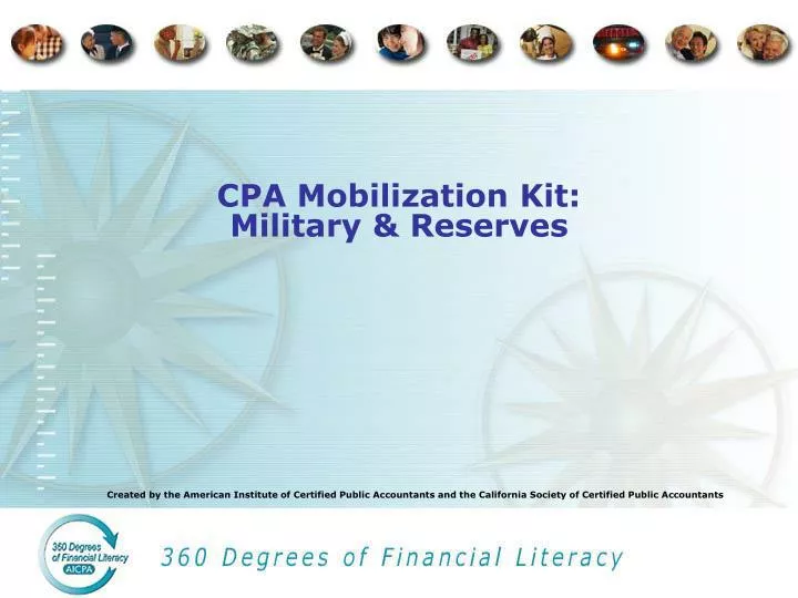 cpa mobilization kit military reserves