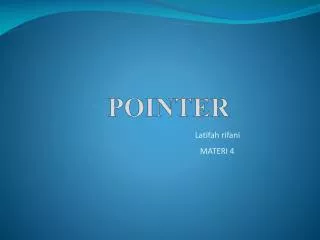 pointer