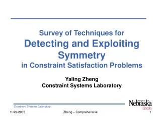 Survey of Techniques for Detecting and Exploiting Symmetry in Constraint Satisfaction Problems