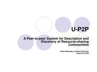 U-P2P
