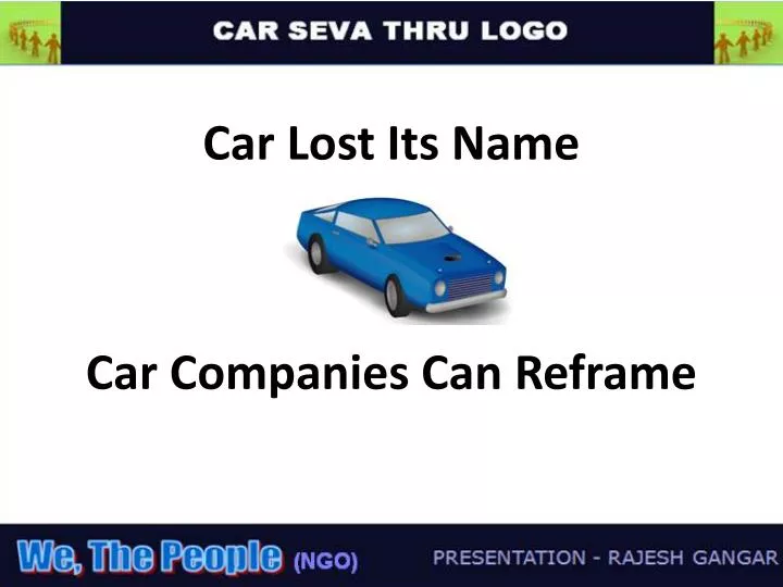 car lost its name car companies can reframe