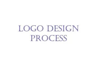 LOGO Design Process