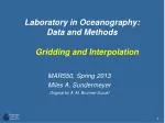 Laboratory in Oceanography: Data and Methods - slide 1
