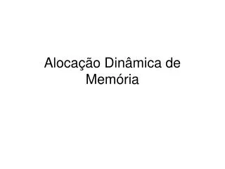 aloca o din mica de mem ria