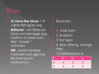 blues
