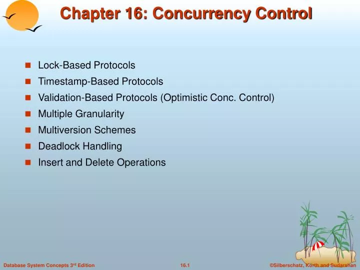 chapter 16 concurrency control