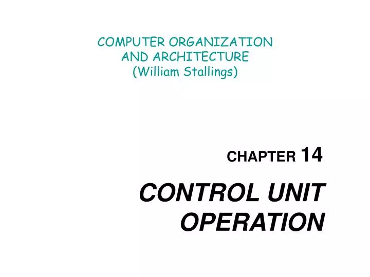 computer organization and architecture william stallings