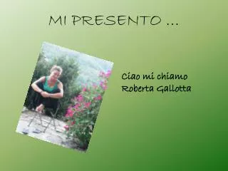 mi presento