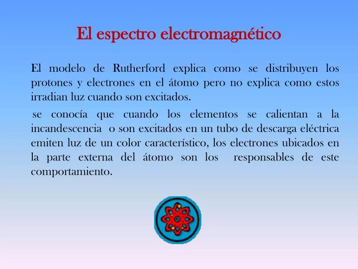 el espectro electromagn tico