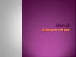 Games - slide 1