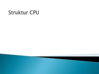 struktur cpu