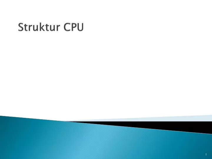 struktur cpu