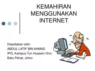 kemahiran menggunakan internet