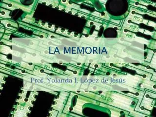 la memoria