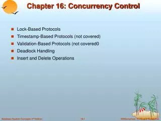 chapter 16 concurrency control