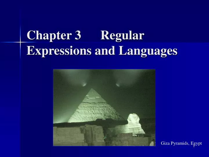 chapter 3 regular expressions and languages