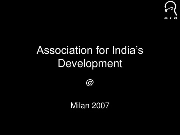 association for india s development