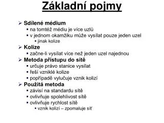 z kladn pojmy