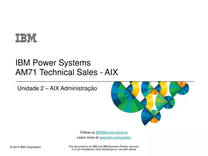 ibm power systems am71 technical sales aix