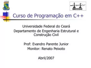 curso de programa o em c