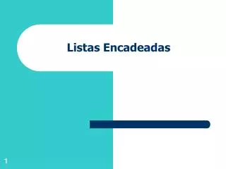 listas encadeadas