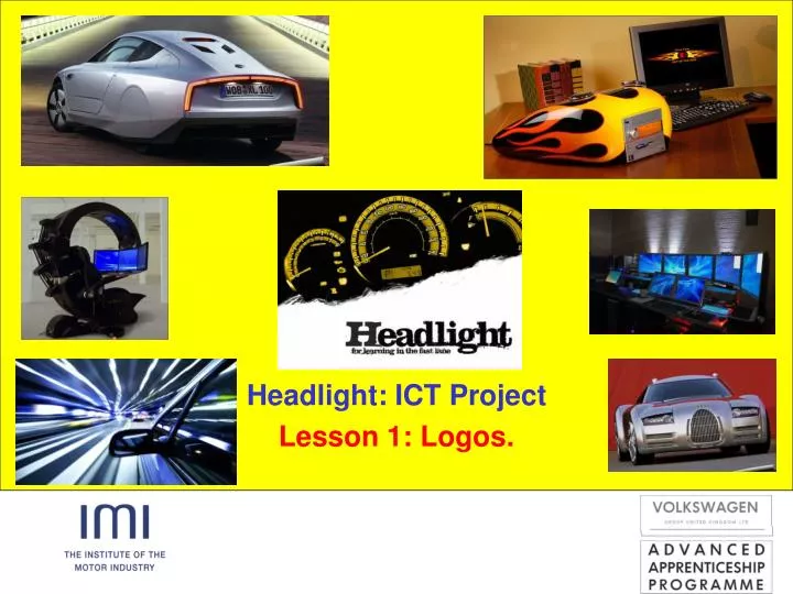 headlight ict project lesson 1 logos