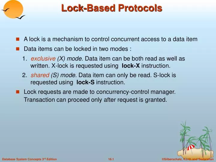 lock based protocols