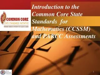 introduction to the common core state standards for mathematics ccssm and parcc assessments
