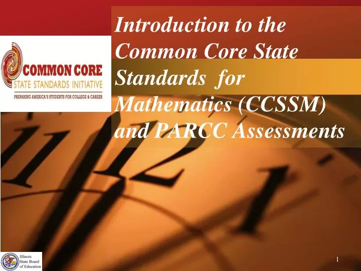 introduction to the common core state standards for mathematics ccssm and parcc assessments