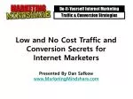Traffic &amp; Conversion Strategies - slide 1