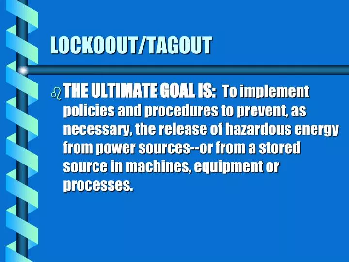 lockoout tagout