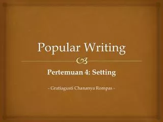popular writing