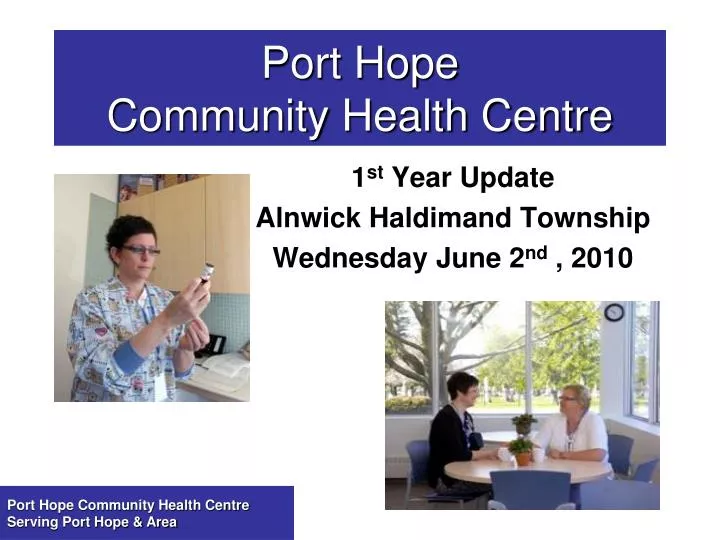 port hope community health centre