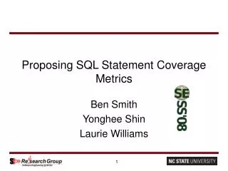 Proposing SQL Statement Coverage Metrics