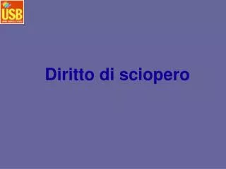 diritto di sciopero