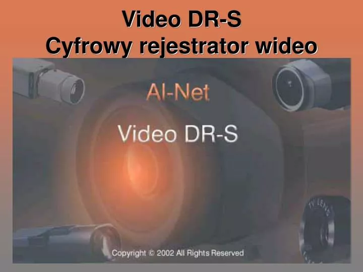 video dr s cyfrowy rejestrator wideo