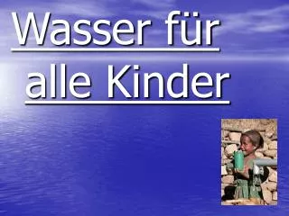 wasser f r alle kinder