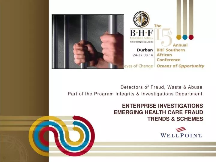 detectors of fraud waste abuse part of the program integrity investigations department