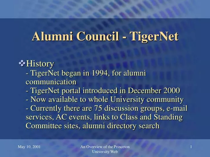 alumni council tigernet