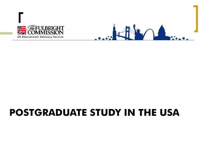 postgraduate study in the usa