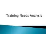 Training Needs Analysis - slide 1