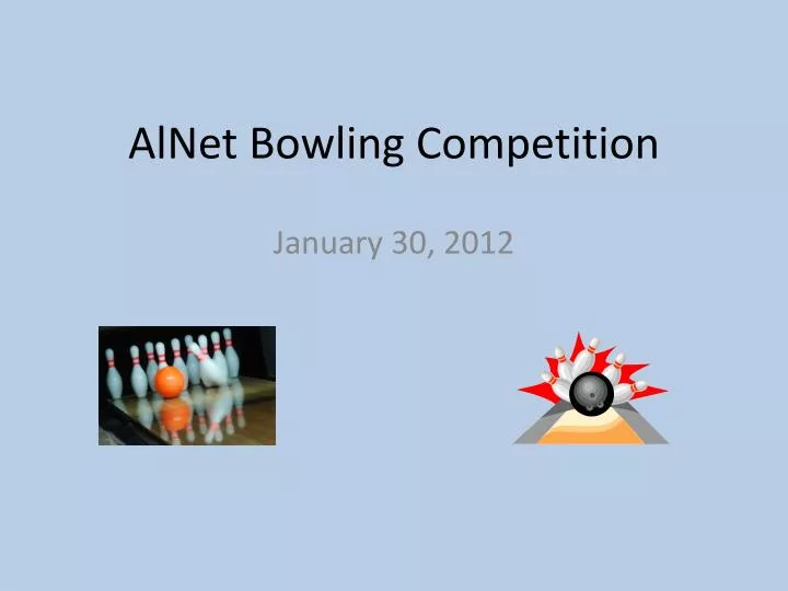 alnet bowling competition