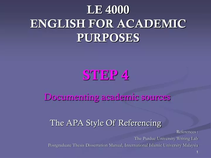 le 4000 english for academic purposes