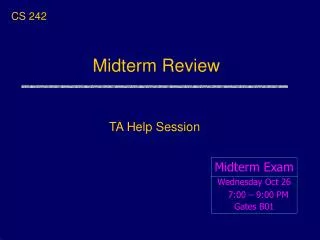 Midterm Review