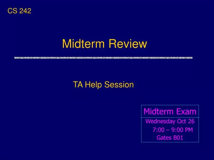 midterm review